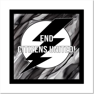 END CITIZENS UNITED Posters and Art